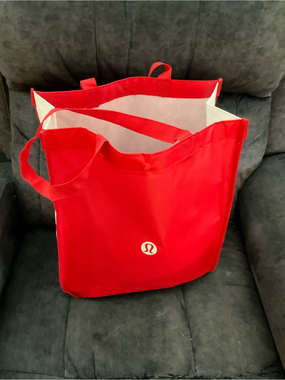 lululemon athletica Red Tote with Logo